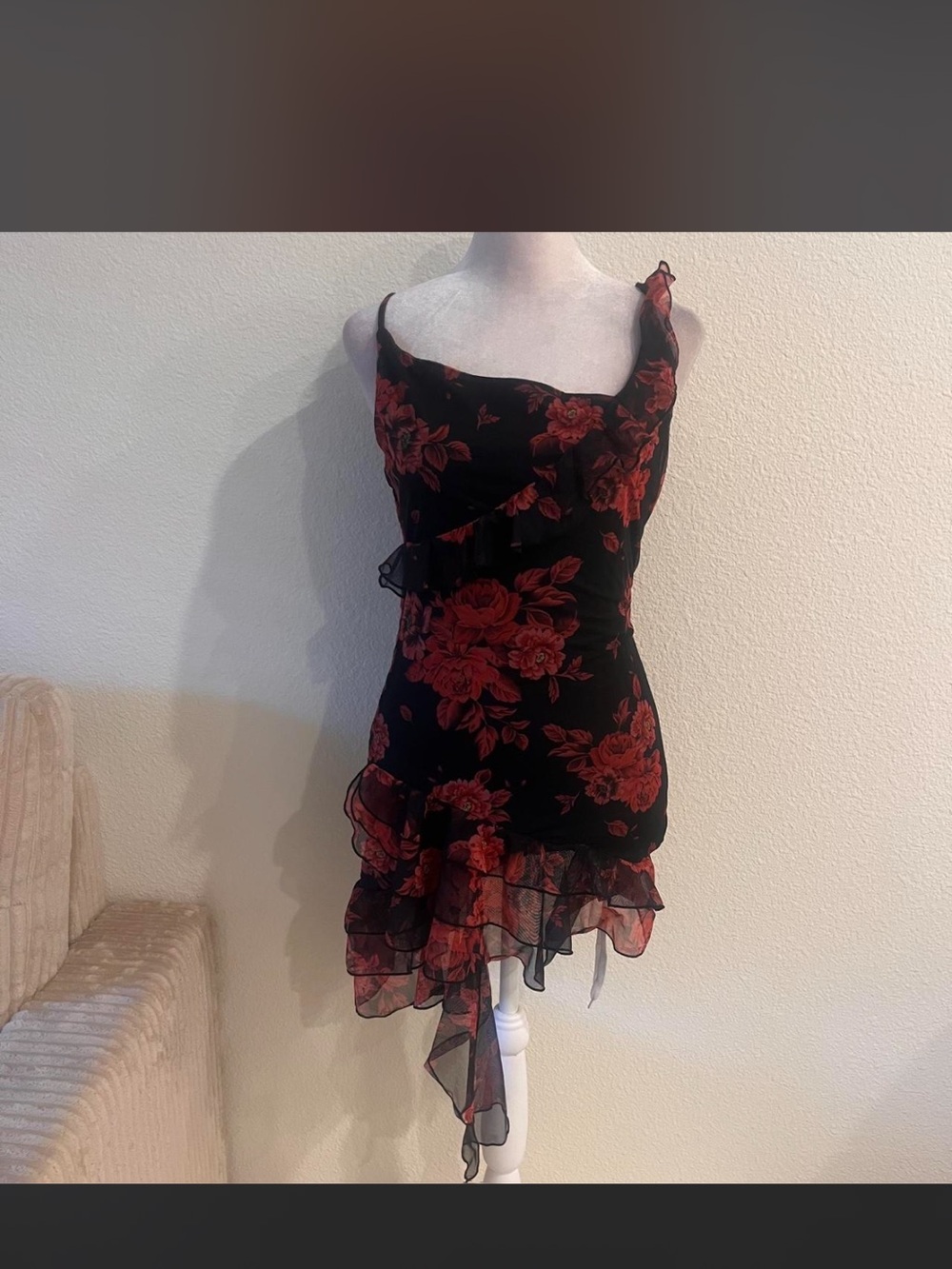 NWT Peppermayo Love You Mesh Mini Dress - Picture 2 of 4